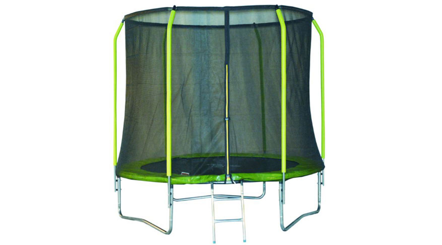 Biztonsági (belső hálós) trambulin szett létrával, 251 cm